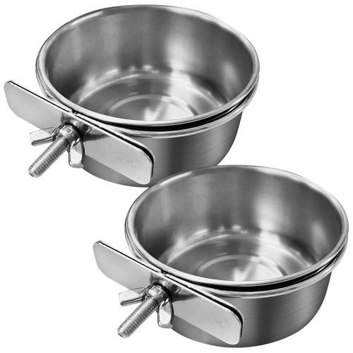 2pcs bird feeding - dish, cups